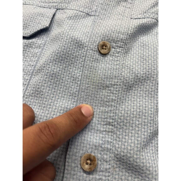 AFTCO Shirt Mens Large Fishing Button Down Let's Talk Hook Up Embroidered - Picture 3 of 11